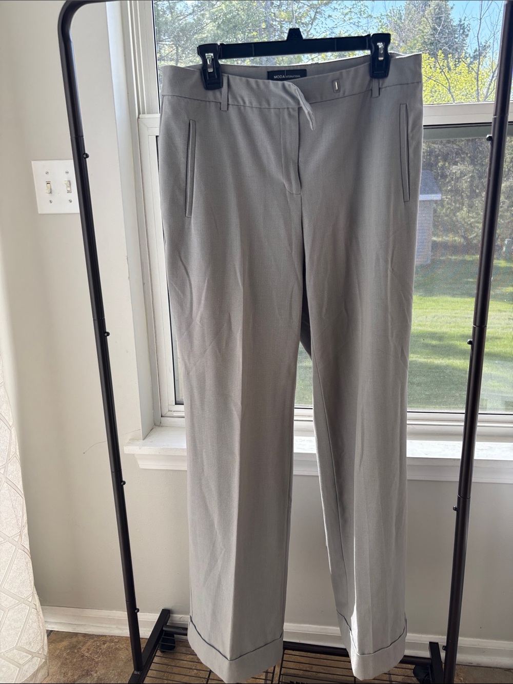 Moda International Light Gray Men’s Dress Pants